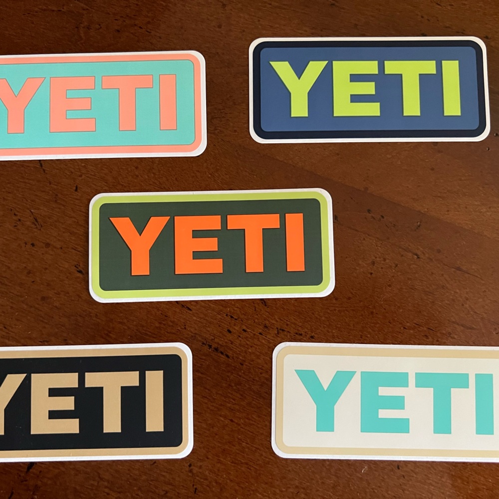 YETI stickers